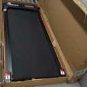 Abonow Walking Pad, Under Desk Treadmill with Incline for Home Office 2.5HP Portable Walking Treadmill with 265 Lbs Weight Capacity Walking Machine, Remote Control, LED Display (Black Orange)