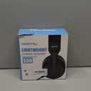 WIRWTRU S30 Gaming Headset with Microphone,198g Lightweight Design, Wired Gaming Headphones for Xbox, Xbox Series X|S, PS5, PS4, Switch, PC, Noise Cancelling Mic, Soft Earmuffs (Black)