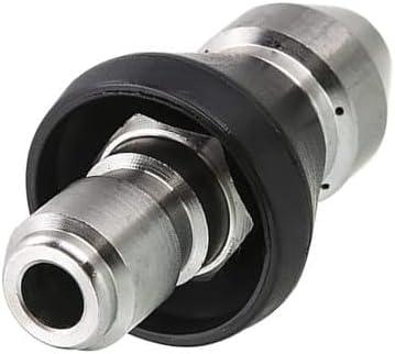 Pressure Washer Sewer Jetter Nozzle with Stainless Steel, Durable Design Sewer Jet Nozzle,Pressure Drain Jetter Hose Nozzle,3/8'' Quickly Connector, 5000 PSI Orifice 6.5