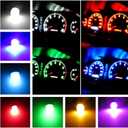 WLJH Bright Ice Blue LED Bulb Instrument Cluster Panel Gauge Light Dash Kit Package Replacement for Ford F150 F250 F350 Bronco 1982-1998