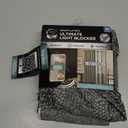 Zenna Home Ultimate Light Blocker Certified 100 Percent Blackout Jamie Smart Curtain Window Curtain Panel 84" Length, Petal Mosaic