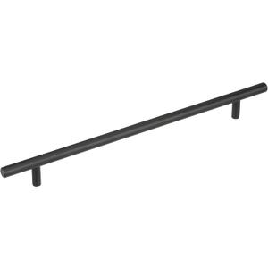 Amerock Bar Pulls 10-1/16 inch (256 mm) Center to Center Matte Black Cabinet Pull, BP40519MB