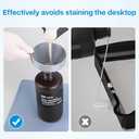 ELEGOO Silicone Mat 400 X 300mm - Protect Work Surface for ELEGOO Mars, Saturn, Photon SLA LCD DLP 3D Resin Printers Accessories