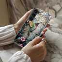 DEENAKIN for Samsung Galaxy S23 Plus Case Cute,Aesthetic Vintage Hummingbird Floral Girly Shell,Compatible with Magsafe,Trendy Unique Retro Western Protective Slim Silicone Phone Cover for Women Girls
