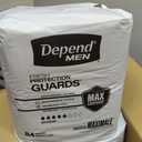 Depend Guards Incontinence Pads for Men, Maximum Absorbency, 168 Count