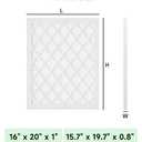 Future Way 16x20x1 Air Filters, 6-Pack with Reusable Frame, MERV 13, MPR 1900 AC Furnace Filters, Space Saving & Cost-effective