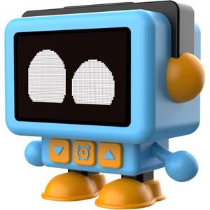 Core Innovations PocketTunes Dozy The Dancing Alarm Bot | Bluetooth Animated LCD Digital Children's Alarm Clock