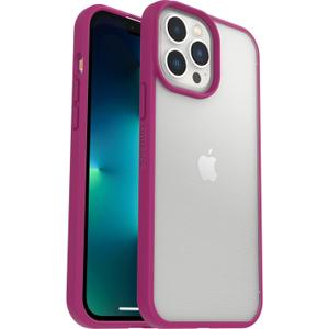 OtterBox Sleek Series Case for iPhone 13 Pro Max/iPhone 12 Pro Max, Shockproof, Drop Proof, Ultra-Slim, Protective Thin Case, Tested to Military Standard, Clear/Pink, No Retail Packaging