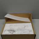 Creative Scents White Marble Look Vases Home Decor - Vase Set of 3 - Perfect for Holding Pampas Grass, Dried/Fresh Flowers, Vases for Your Kitchen, Bedroom, Office, Living/Dining Room, or Shelf Decor