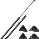 JAGASOL 20 Inch 40 lbs Gas Struts with Mounting Brackets for RV Bed Lift, Heavy Duty Shock Springs for Storage Door.(Fit 35-45 lbs Lid)