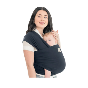 KeaBabies Baby Wrap Carrier - All in 1 Original Baby Carrier Newborn to Toddler Sling, Easy to Wear, Hands Free Bonding, Lightweight, Breathable Infant Wraps (Midnight)