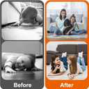 2 Rolls Under Couch Blocker, 5in x 132in Couch Blockers for Pets Toys and Kids Adjustable Elastic Nylon Strap to Prevent Items from Falling Under Beds, Sofas and Other Furniture