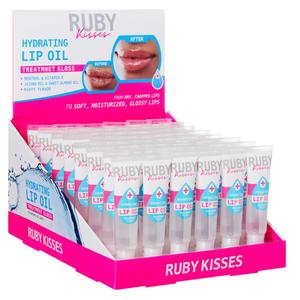 Ruby Kisses Hydrating Lip Oil Display Set (48 PCS)
