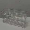 Egg Holder for 36 Eggs, Egg Storage for Refrigerator, PET Egg Container for Kitchen Countertop, Egg Dispenser, Egg Tray, Clear