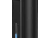 EKO Aroma 9 fl oz Automatic Liquid Soap Dispenser, Rechargeable & Water-Resistant Soap Dispenser for Kitchen and Bathroom with Adjustable Volume Control (Matte Black Steel)
