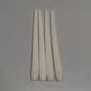 Everymoment Ivory Taper Candles - 4 Pack 10 Inch Candlesticks - Dripless & Smokeless Tapered Candle 8 Hours Unscented Cream Candle Sticks - Perfect for Wedding Holiday Dinner Party Home Decor
