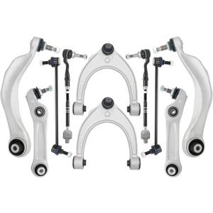 Front Suspension Kit with Ball Joint Compatible with BMW 5 6 Series F06 F10 F11 F12 F13 528i 535d 535i 550i 640i 650i 2011-2018 Sway Bar Link +Tie Rod Link Fit RWD Model Only