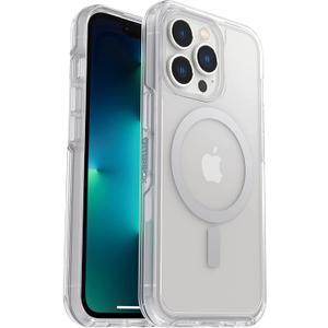 OtterBox iPhone 13 Pro (Only) - Symmetry Clear Series+ Case - Clear - Ultra-Sleek - Snaps to MagSafe - Raised Edges Protect Camera & Screen - Non-Retail Packaging