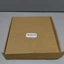 LC LICTOP Flat Tempered Glass Lid, Fit for 10 Inch Cookware, Universal Pot and Pan Cover Replacement - Dishwasher Oven Safe, Glass Cover with Stainless Steel Edge & Rectangular Handle for Kitchen (Silver B)