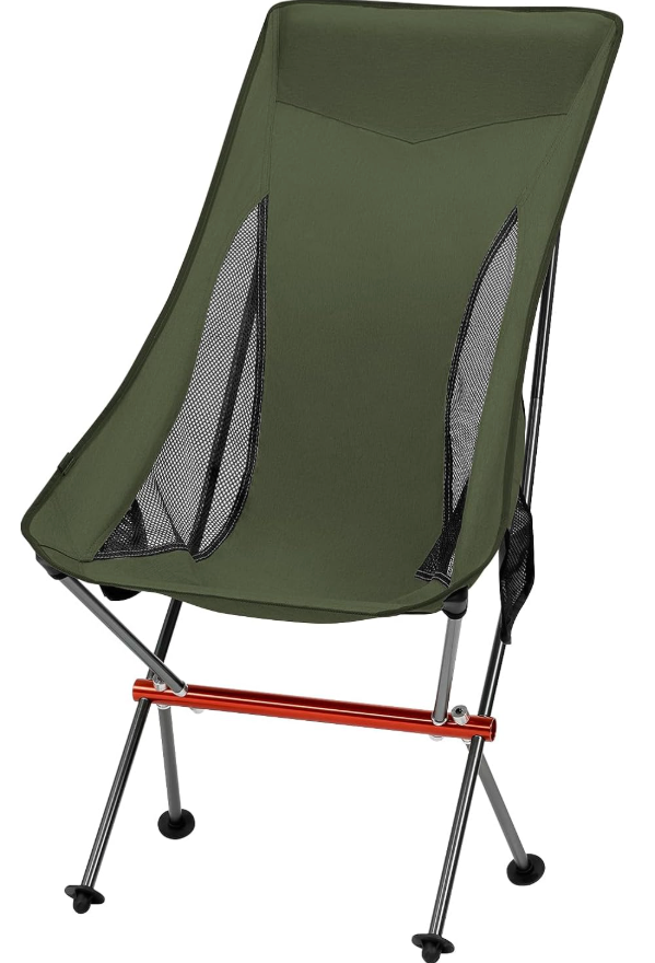 Camping Chairs set of 2 All Aluminum Frame Portable Folding Camp Chair for Adults