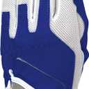 Zero Friction Women's Compression-Fit Synthetic Golf Gloves, Universal Fit (Blue)