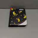 Trading Card Binder 4 Pocket,400 Pocket Card Collection Binder with 50 Removable Sleeves,PU Waterproof Top Card Book,3-Ring Zipper Collectible Trading Card Album for MTG/TCG/Card Holder Gift(Black) (Small)