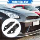 1 Pair Bumper Brackets Support Fender Cover Compatible for Toyota RAV4 2016 2017 2018, Durable Plastic Black Front Left Right Side