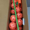 Tiny Land Fort Building Kit Creative Fort Indoor Outdoor for 5-12 Years Old Boys and Girls STEM Building Toys with Storage Bag DIY Castles Tunnels with 86 Rods and 44 Balls (130PCS, Orange-green)