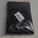 No Hook Shower Curtain Set with Snap in Liner, Black Jacquard Tufted Geometric Bath Curtain, Boho Luxury Hotel Bathroom Decor, Waterproof Washable, 71 x 74 Inch