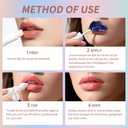 Matte Lip Stain Peel Off Masque - Peel Off Lips Stain Tattoo, Peel Off Lip Tint,Long Lasting Waterproof Transfer-proof Lip Mask Lip Stain Peel Off Lip Gloss (01#, 1 Count (Pack of 1))