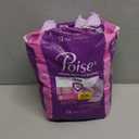 Poise Incontinence & Postpartum Pads for Bladder Leaks, 5 Drop Maximum Absorbency, Long Length, 10 Count