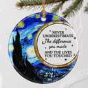 Christmas Ornaments, Going Away, Goodbye, Farewell Gifts for Coworkers - Retirement, Coworker Leaving Gifts for Women, Men - Leaving Job, Moving Away Presents for Friends, Boss, Work Bestie - Design C