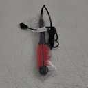 REVLON New and Improved SmoothStay Coconut Oil-Infused Heated Hair Styling Brush | 1 Barrel for Voluminous, Shiny Results (Black/Red)