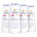 Dove Limited Edition Body Wash Winter Care 4 Count for Healthy-Looking Skin with 24hr Renewing MicroMoisture Gentle Skin Cleanser Instantly Moisturizes Dry Skin 20 oz