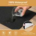 Deep Dream 1/4" Thick Felt and Natural Rubber Backing Rug Pad - Non Slip Carpet Gripper for 8 x 10 Ft Area Rugs - Protective Cushioned Pads for All Floors