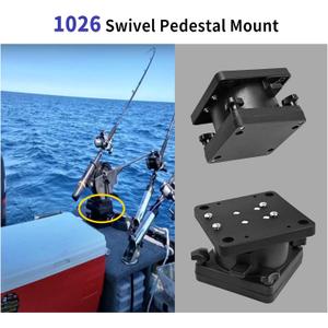 1026 Swivel Pedestal Mount for Models Black Small 1 Pack