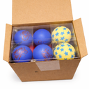 Rotatingpals 24 Pcs 2.4 Inch Christmas Tree Ball Ornaments Cartoon Hanging Ornaments Plastic Christmas Winter Balls Decor for Xmas Trees Holiday Party Favors Home Decor