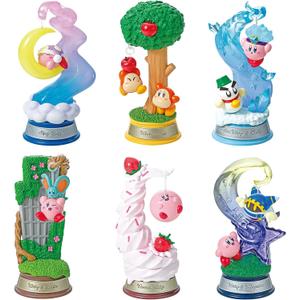 Re-Ment Swing Kirby in Dream Land Blind Box - Includes 1 of 6 Collectible Mini Figurines - Fun and Versatile Decoration