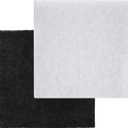12202 Carbon and coarse pad Replacement Filter, Suitable for Pond Filtration 30.48 cm x 30.48 cm Black