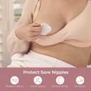 Momcozy Hydrogel Nursing Pads, Nipple Pads with Lanolin Supports Instant Cooling Relief from Breastfeeding and Pumping, Breastfeeding Essentials, 20 PCS Individually Wrapped