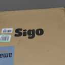 Sigo Green Walker Tray for Rolling Folding Walker, Tray Table with Cup Holder for Standard Walkers Seniors, Detachable Non Slip TV Accessories Basket Holding Plate Cups Clip On Small Bag Carrier