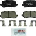 BOSCH BC1698 QuietCast Premium Ceramic Disc Brake Pad Set - Compatible with Select Acura MDX, RLX, TLX; Honda Odyssey; REAR