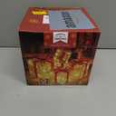 Christmas Lighted Gift Boxes, Pre-lit Lights Gift Boxes Set of 4, Light up Present Boxes Set Battery Operated with Different Sizes for Holiday Indoor Outdoor Decorations(Warm White)