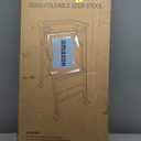 HBTower Kids 2 Steps Step Stool, Toddler Tower for Kitchen Counter Learning, Toddler Kitchen Stool Helper with Anti-Drop Safty Railing Kids Standing Folding Stepper (Gray)