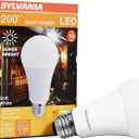 Sylvania Night Chaser LED A21 Light Bulb, 200W Equivalent, Efficient 22W, 10 Year, Non-Dimmable, Super Bright 3000 Lumen, Soft White - 1 Pack (40584)