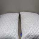 Cooling Pillows Queen Size Set of 2, Memory Foam Pillows with Zipper, Adjustable Firmness for Sleeping Cool Cold Pillow to Hot, Side, Back and Stomach Sleepers, 2 Pack, 20x30 (Cooling Blue Cover)