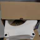 Drive Medical 2-in-1 Raised Toilet Seat with Removable Padded Arms - Elevated Bathroom Safety Support - Secure Locking Attachment - Easy Height Assistance - Durable Construction, Standard Toilets