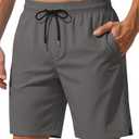 9 Inch 9in Men Swim Trunks with Mesh no Compression Liner Quick Dry Drawstring Zipper Pockets Inseam Male Swimwear Swimsuit Swimtrunks Bathing Suit Beach Pool Board Surf Short Mesh Essentials 2XL