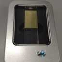 Laak 32GB New Crystal Transparent Rectangle Genuine USB Flash Drive 3.0 Wedding Gift Pendrive (Gold)