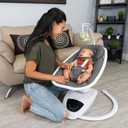 Baby Trend NuMotion Infinity Swing 5 RealLife Motion Modes, Touchscreen & Remote Control, MultiRecline Seat & Hanging Toys Dash Tan